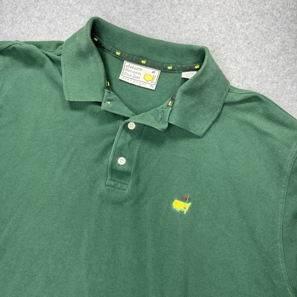 Slazenger Other - VTG Augusta Polo Shirt Mens Size XL Green Masters Logo Golf Short Sleeve